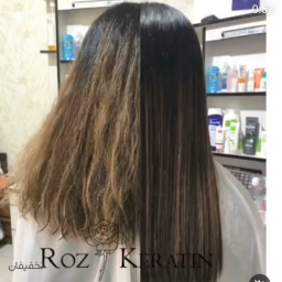 آموزش کراتین وفر مو