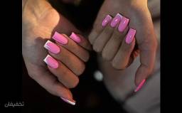 طراحی فرنچ لنز ناخن