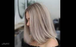 کراتین و احیای مو با حجم متوسط قد تا روی سرشانه