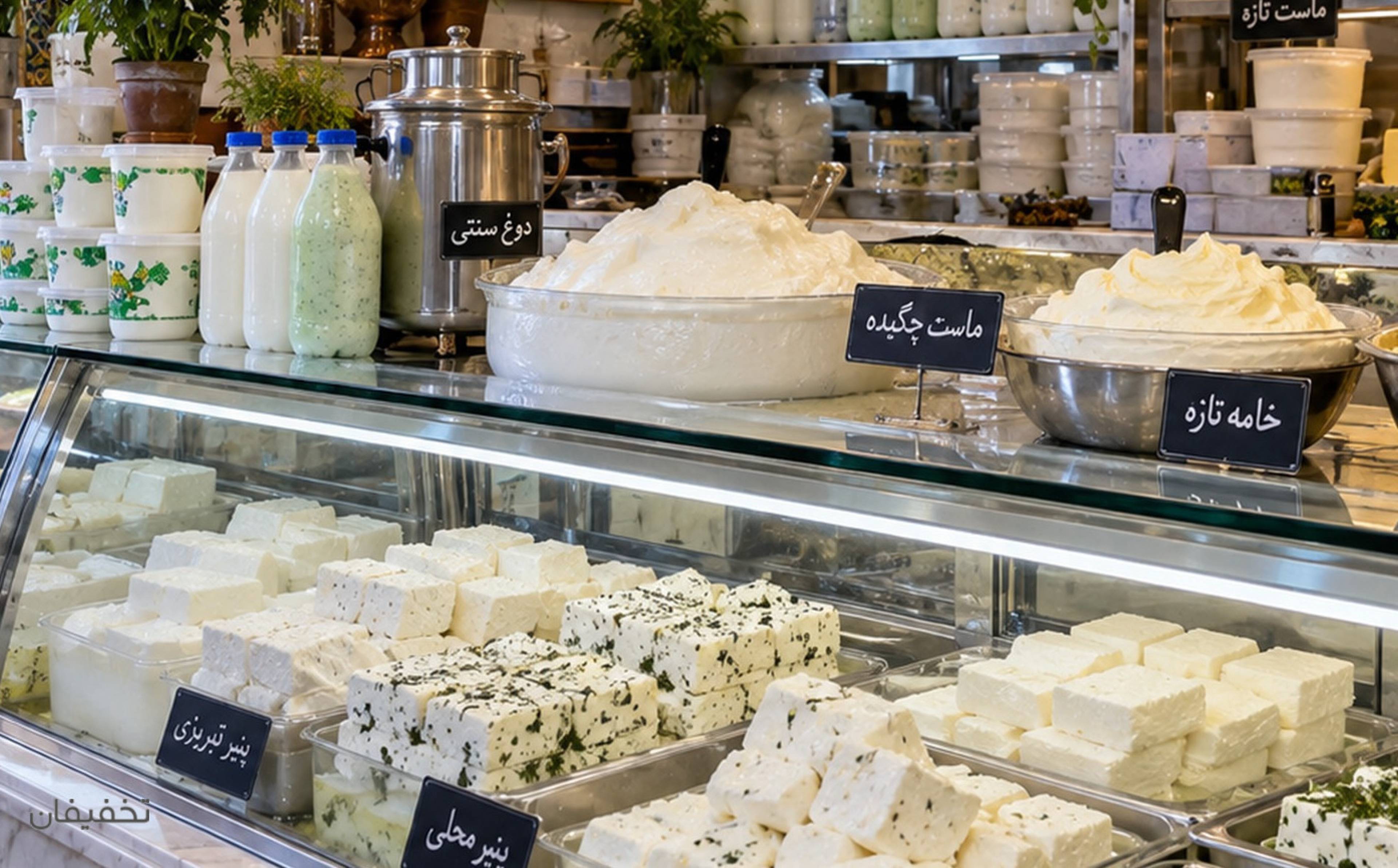 لبنیاتی گل محمدی 