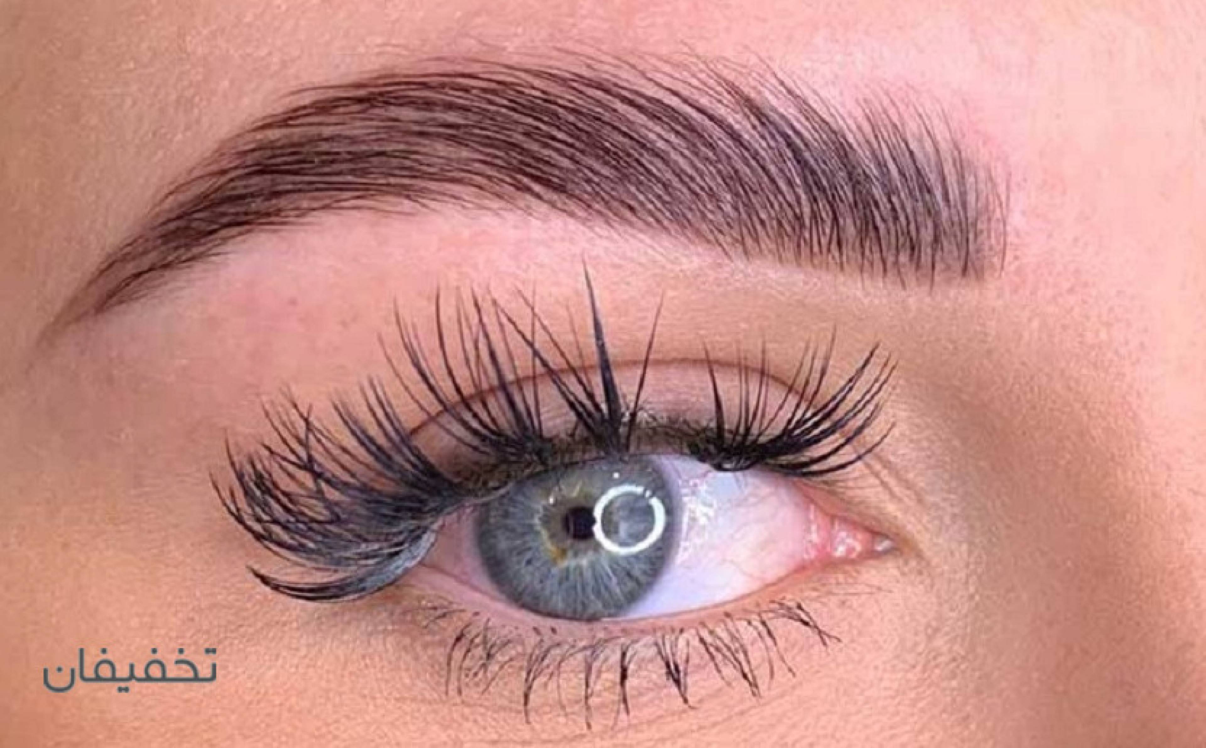 اکستنشن مژه تار به تار و لیفت مژه و ابرو چشمه 